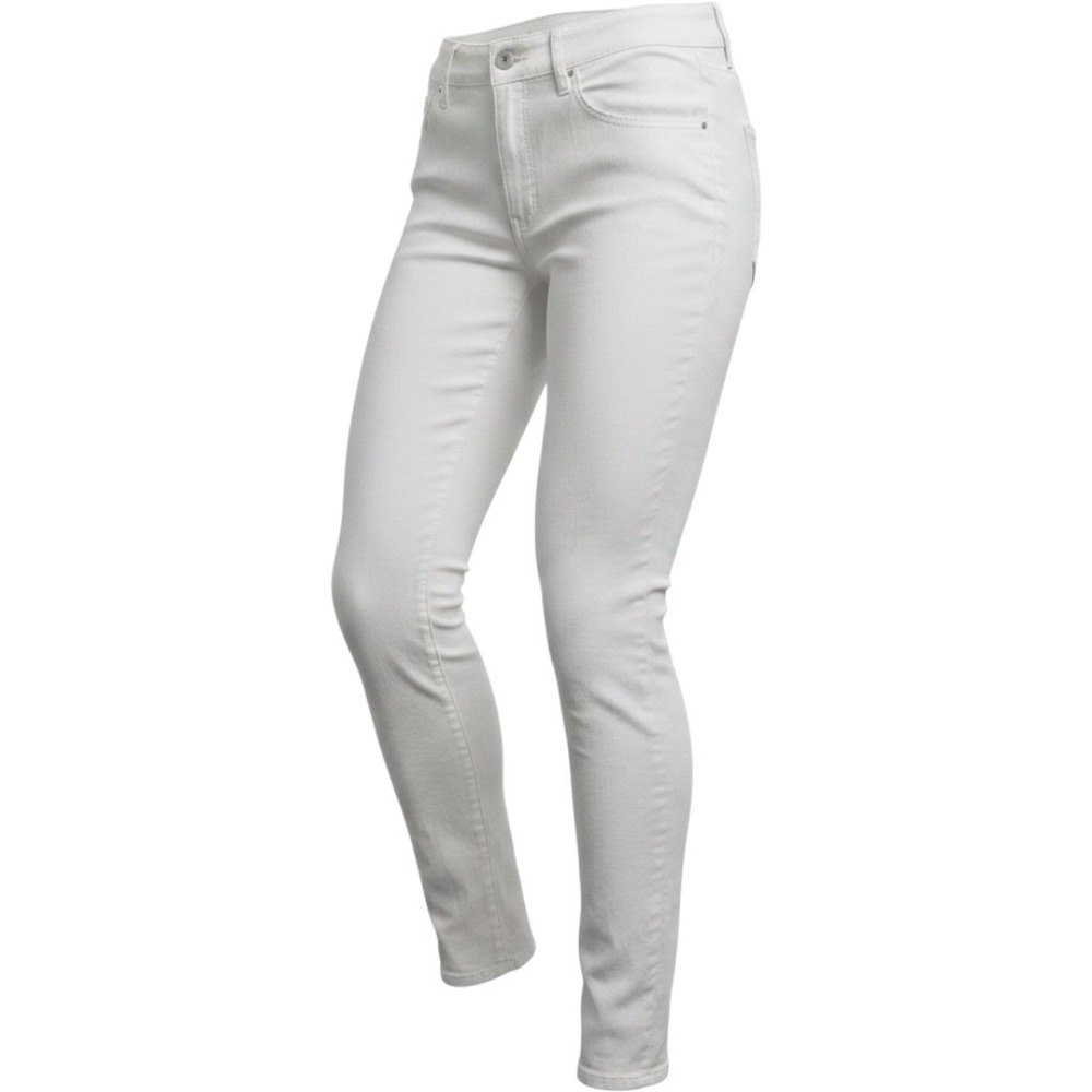 Yummie by Heather Thomson Women Size 32 Ankle Jeans White Denim  NEW Straight